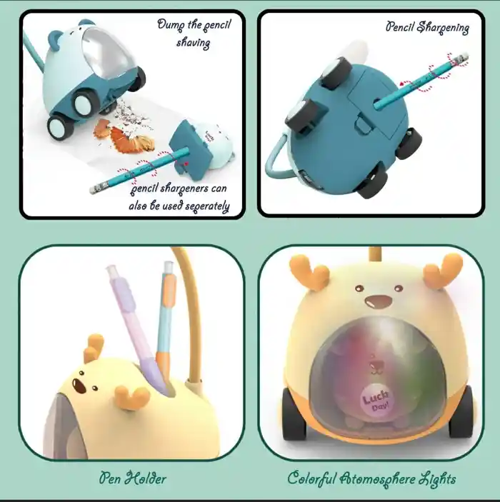 Desk Lamp Multi-purpose Eye-protection Adorable Household Mini Three-gear USB Lamp for Reading